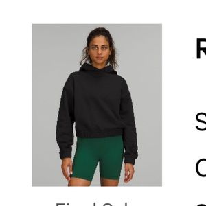 Lululemon cropped hoodie